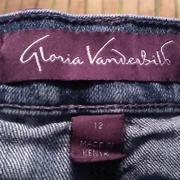 Gloria Vanderbilt blue jeans size 12 - Picture 6 of 6